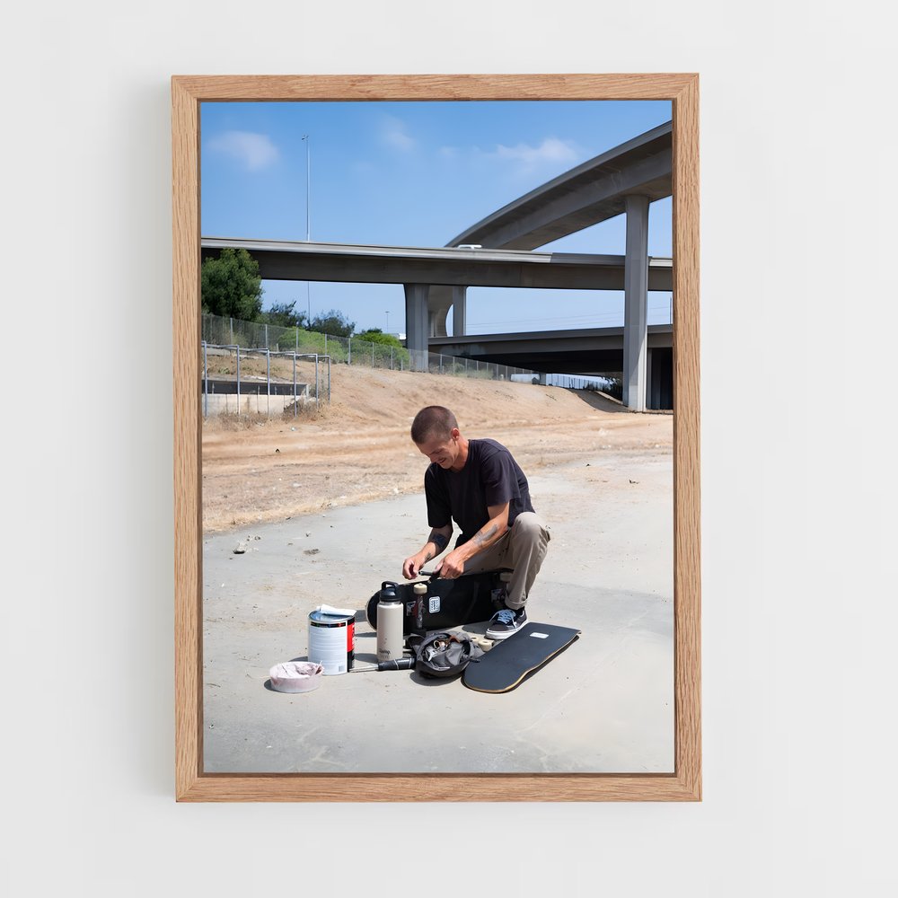 Poster Geoff rowley – affiche Skateboard (vue 4)